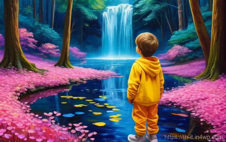 다감각 예술 경험 디자인의 성공 사례 분석 - **Prompt:** A curious young child, approximately 6 years old, wearing a bright yellow, long-sleeved ...