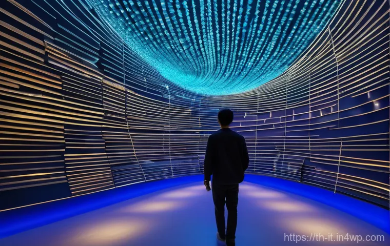 다감각 예술 경험 디자인의 참여 방법 - A multi-sensory art exhibition in a large, modern gallery space in Bangkok. The main installation fe...