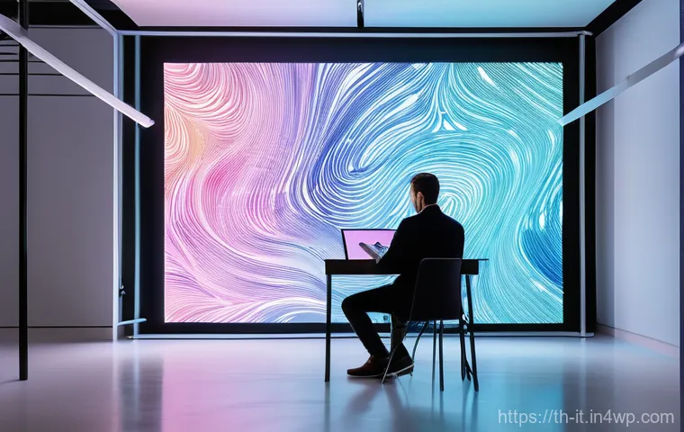 다감각 예술 경험 디자인을 위한 콘텐츠 관리 시스템 - **Immersive Multi-Sensory Art Gallery Experience:**
A futuristic art gallery, brightly lit with ... 다감각 예술 경험 디자인을 위한 콘텐츠 관리 시스템 - **Immersive Multi-Sensory Art Gallery Experience:**
A futuristic art gallery, brightly lit with ...