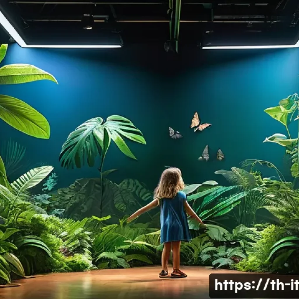 다감각 예술 경험 디자인에서의 데이터 활용 - **Immersive Amazon Rainforest Experience:**
A vibrant, multi-sensory immersive art exhibition si...